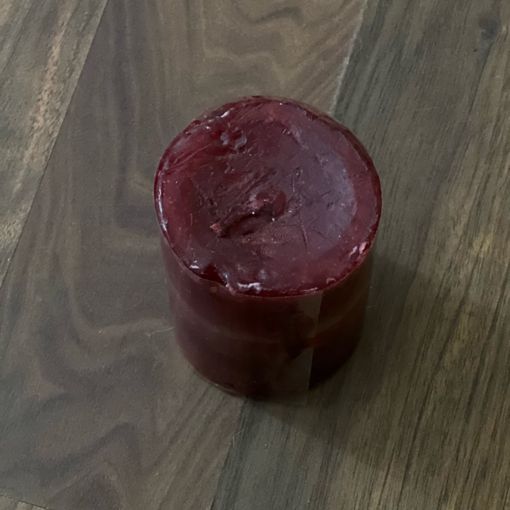 Elegant Red Candle